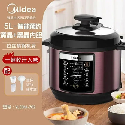Midea Electric Pressure Rice Cooker Household Intelligent 5L