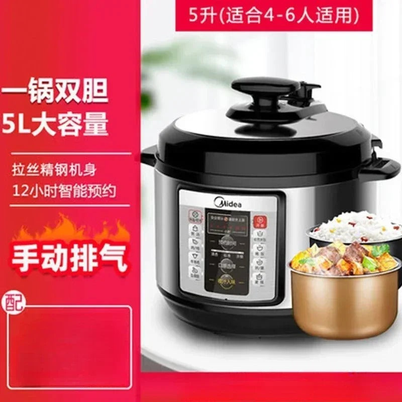Midea Electric Pressure Rice Cooker Household Intelligent 5L